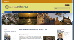 Desktop Screenshot of annapolisrotary.org